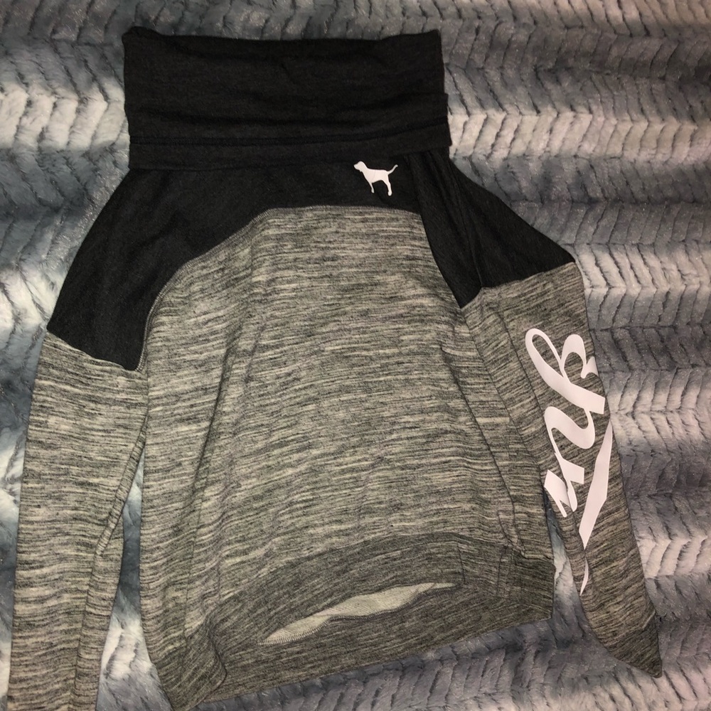 PINK Grey sweater